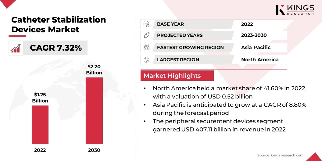 Catheter Stabilization Devices Market Size, By Revenue, 2024-2031