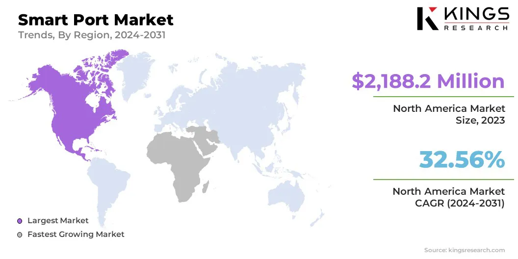 Smart Port Market Size & Share, By Region, 2024-2031