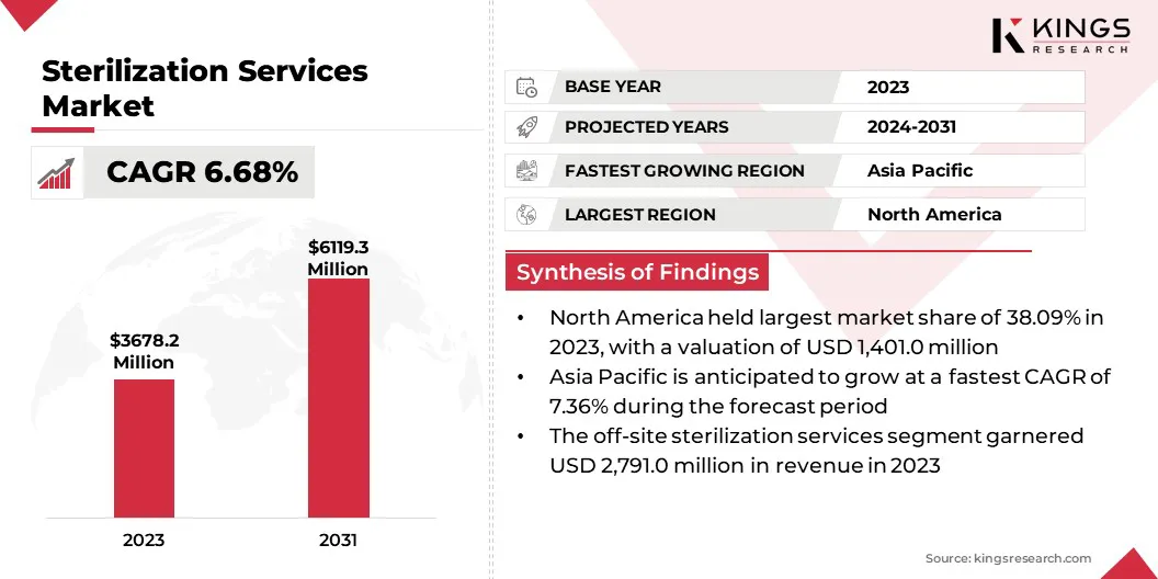 Sterilization Services Market Size, By Revenue, 2024-2031